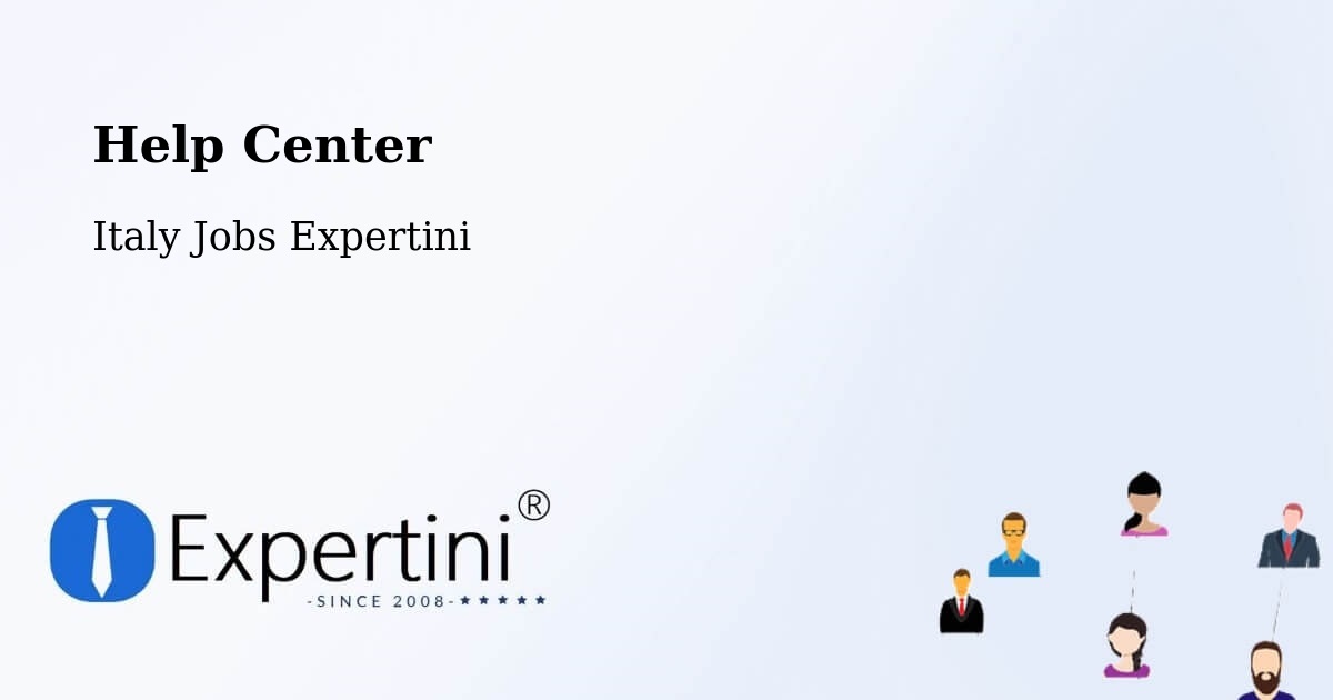 Help Center – Capistrano - Italy Jobs Expertini