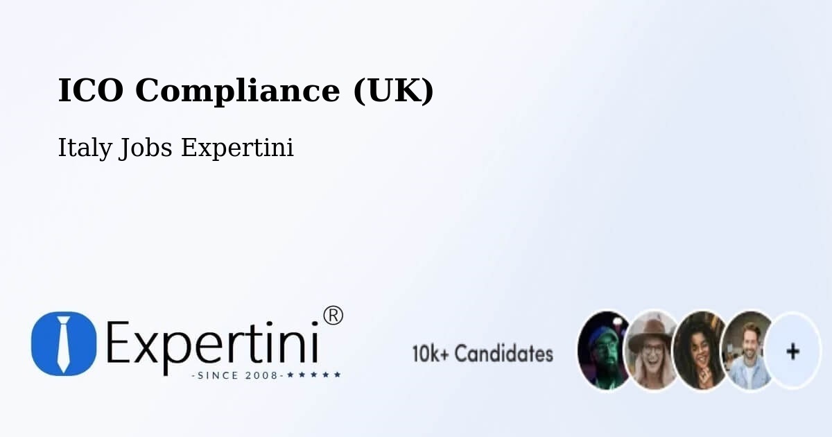 UK Data Protection & ICO Compliance – Capistrano - Italy Jobs Expertini