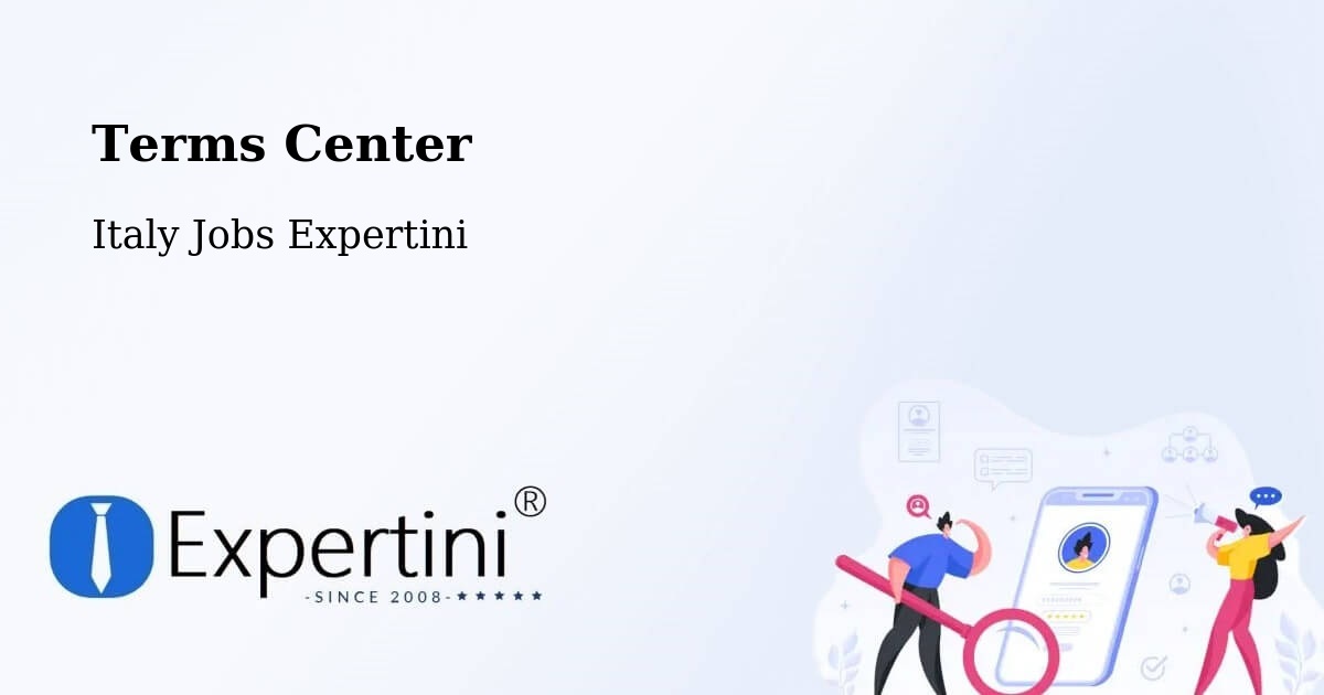 Terms of Service – Capistrano - Italy Jobs Expertini